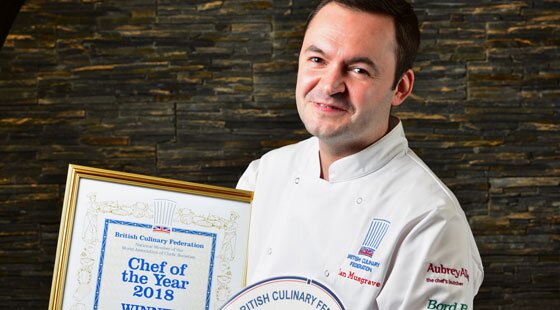 Ian Musgrave from the Ritz London wins BCF Chef of the Year 2018