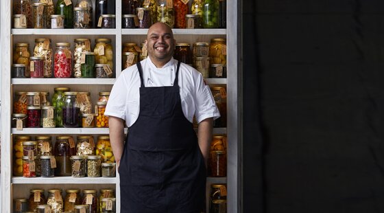 The ultimate chef's playground: Ramael Scully is having fun playing with homemade pickles at his eponymous first restaurant