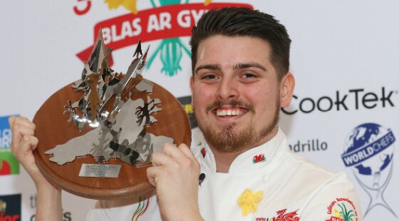 Carden Park's Arron Tye wins Junior Chef of Wales 2018