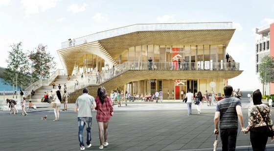 Queen Elizabeth Olympic Park restaurant pavilion plans approved