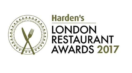 Harden's London Restaurant Award winners revealed