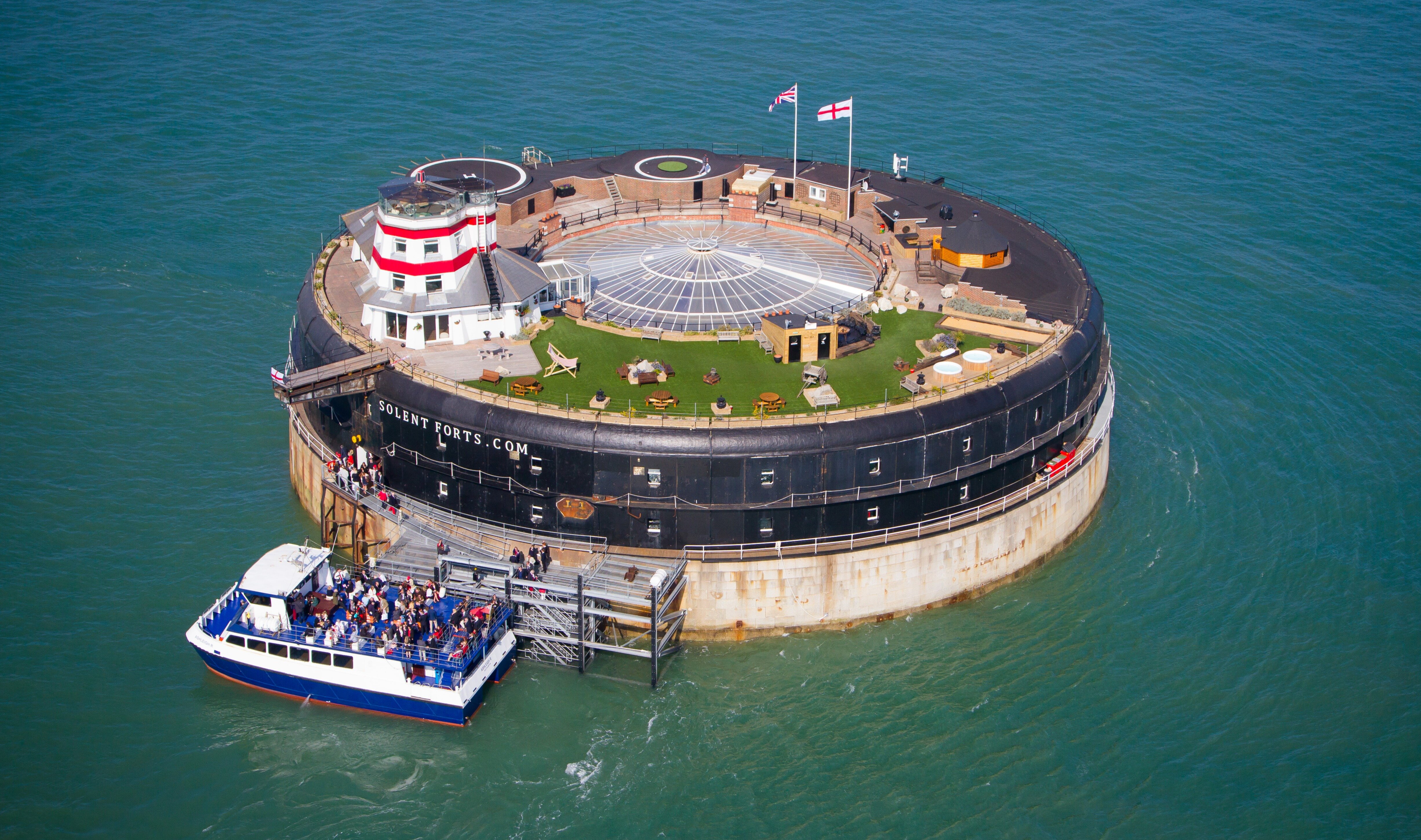 Property for sale: historic military forts off the coast of Portsmouth