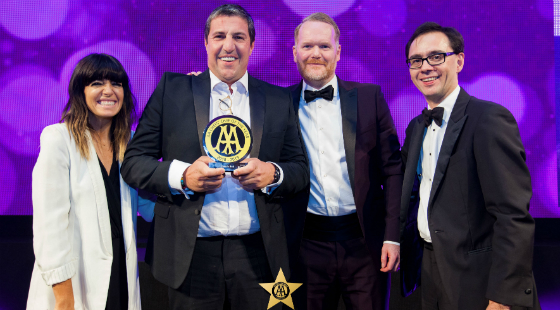 Claude Bosi and John Stauss big winners at this year's AA Hospitality Awards