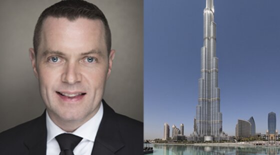 Brits abroad: Mark Kirby, general manager of the Armani Hotel Dubai