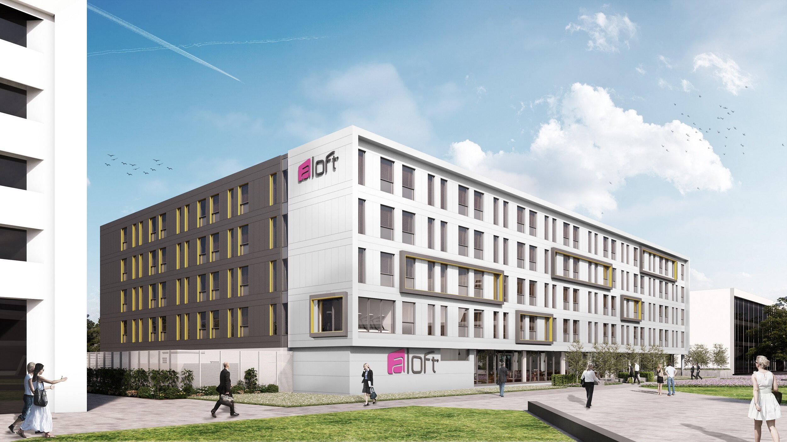 Work begins on the AECC Aloft hotel in Aberdeen