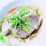 Sea bass with ginger and spring onion – by John Torode