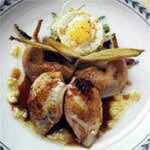 Roast quail salad, endives, hazelnut dressing by – Luke Tipping