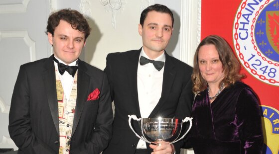 Paul Flauvel of the Lanesborough scoops Gerard Basset Tasting Trophy