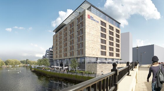 Peterborough Fletton Quays hotel to be a Hilton Garden Inn