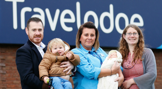 Travelodge receptionist delivers baby in hotel car park