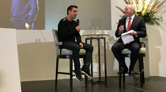 ‘Consistency more important than skill' Gary Neville tells 2020 Gold Service Scholarship launch