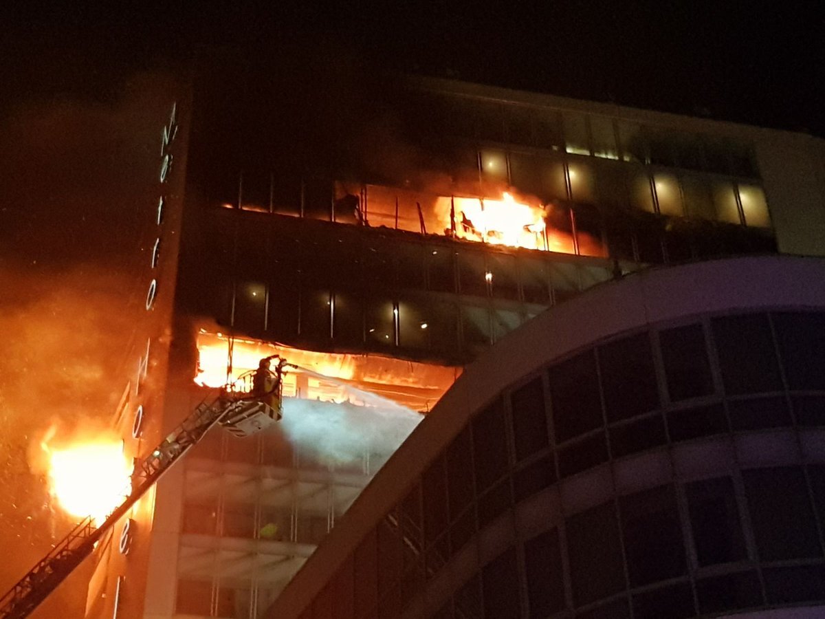 Blaze destroys five floors of Metro Hotel in Dublin