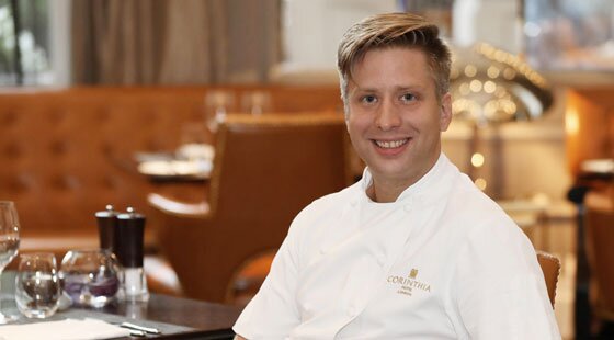 Ewan Simpson is new head chef at Corinthia hotel's the Northall restaurant