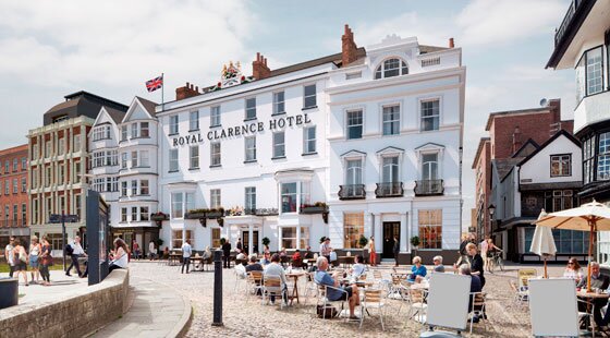 Plans revealed for rebuilding of Royal Clarence hotel facade