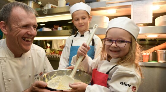 Elior grants five-year-old's wish to become a chef