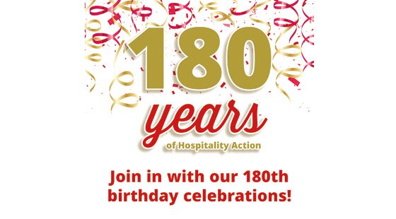 Hospitality Action raises over £80,000 during 180th anniversary celebrations