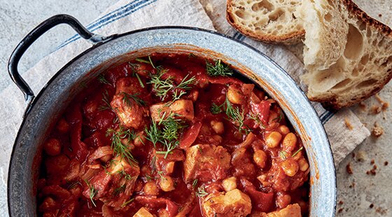 Recipe of the week: jackfruit and red pepper goulash