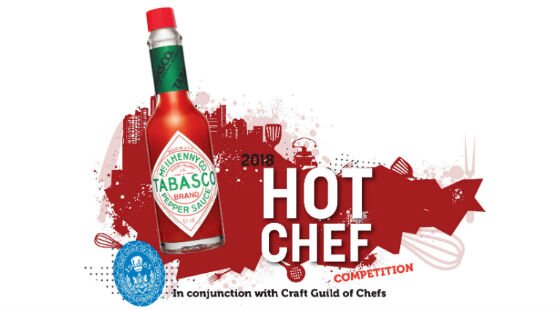 Warming up for Tabasco Hot Chef at Hotelympia