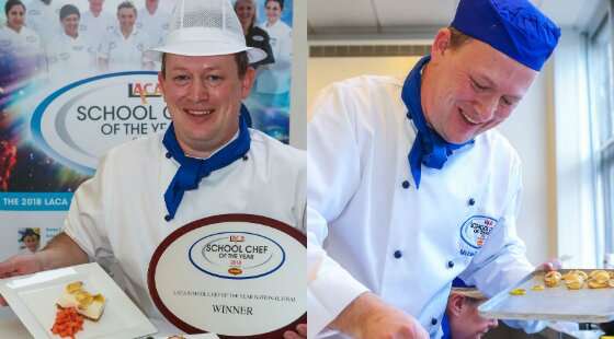 Michael Goulston named LACA School Chef of the Year 2018