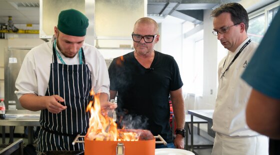 Heston Blumenthal launches college catering course to reward curiosity and experimentation