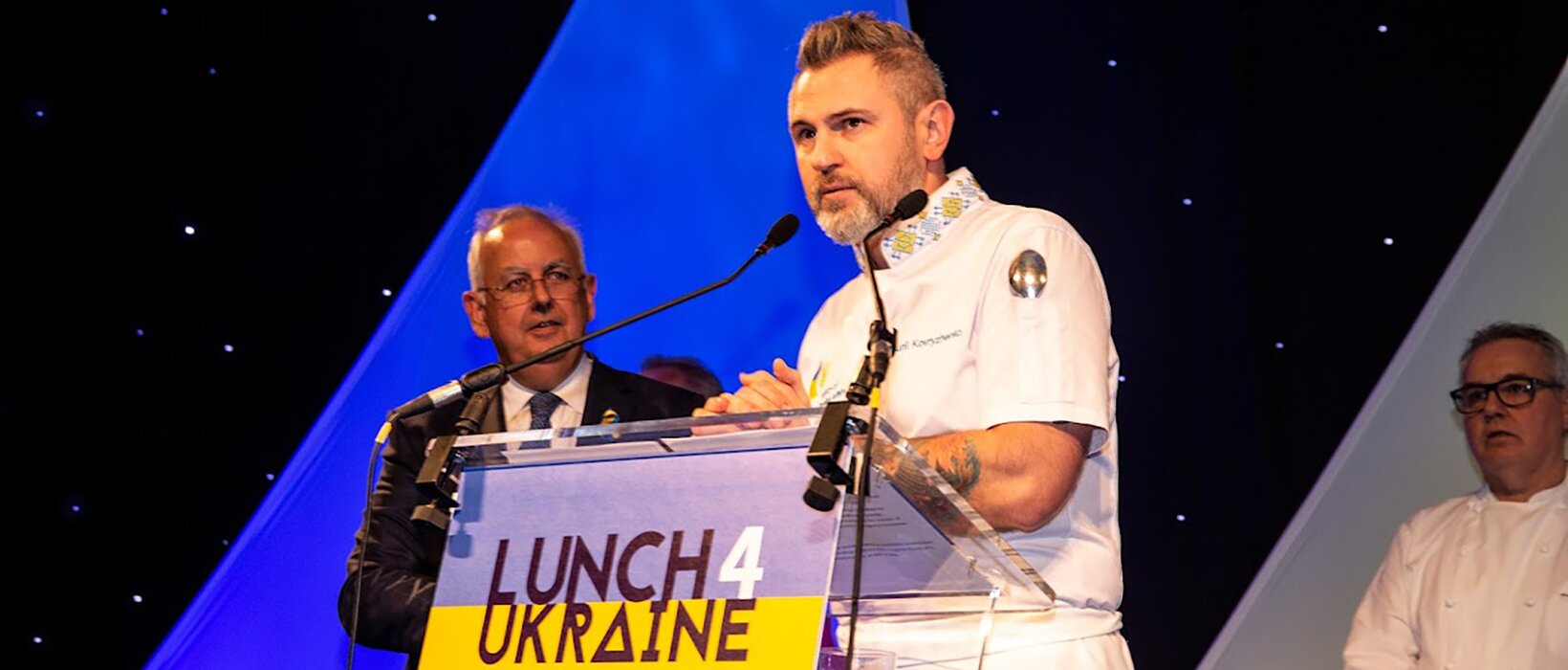 Ukrainian chef Yurii Kovryzhenko fights with culinary diplomacy