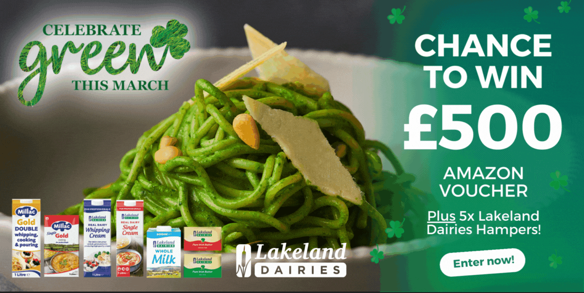 Lakeland Dairies offers £500 chef prize to ‘Celebrate Green’ 