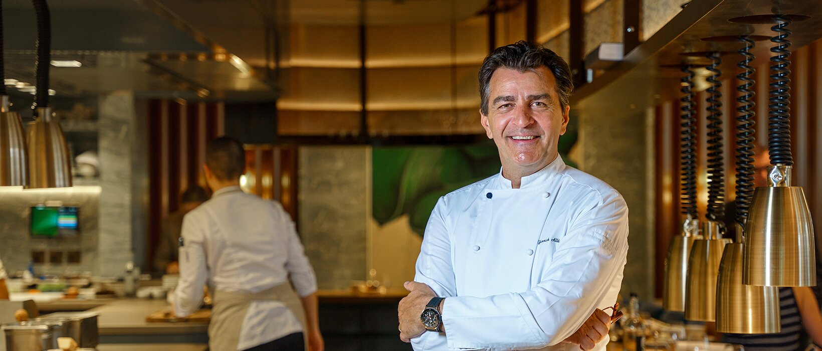 Yannick Alléno has dedicated his culinary practice to precision