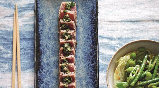 Recipe of the week: tuna tataki with salsa verde