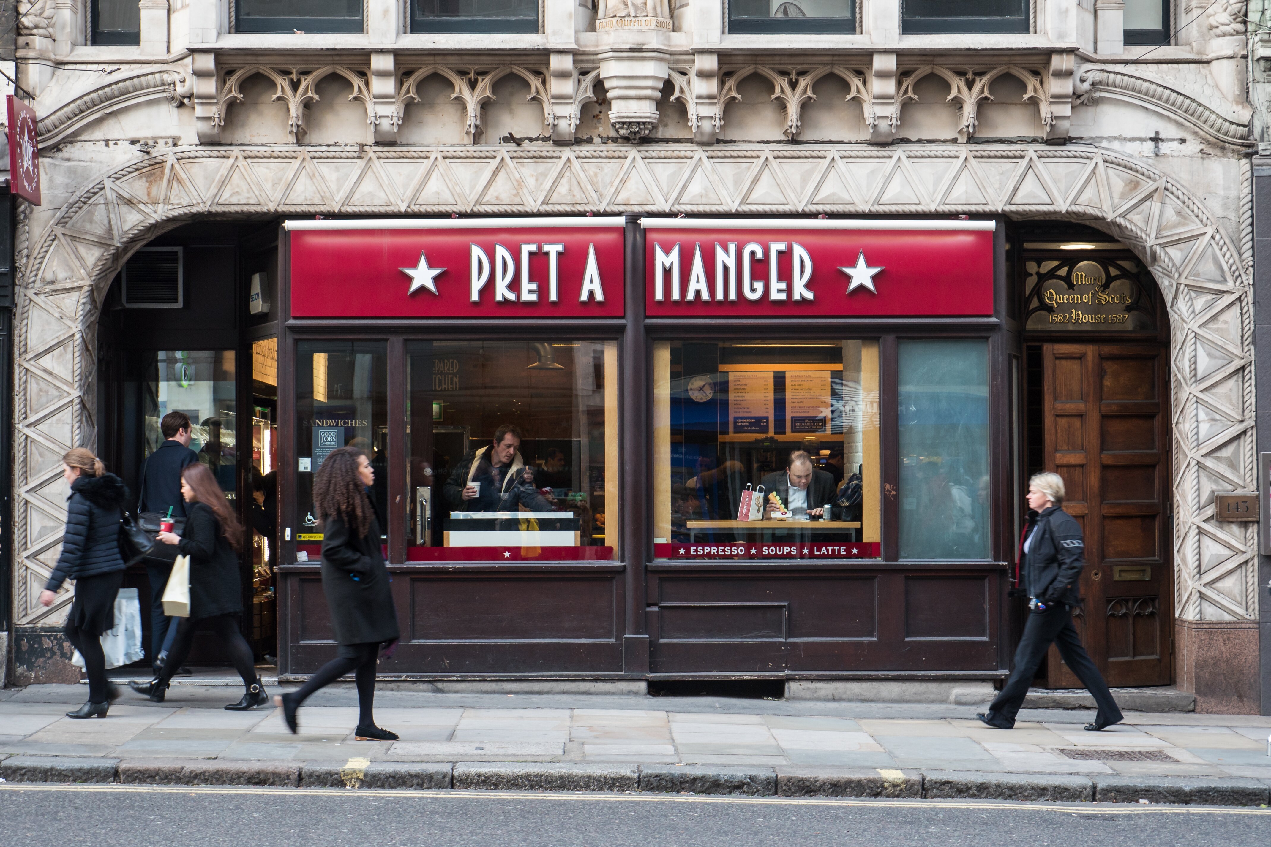 Pret A Manger asks staff to reduce hours after reporting 80% fall in trade