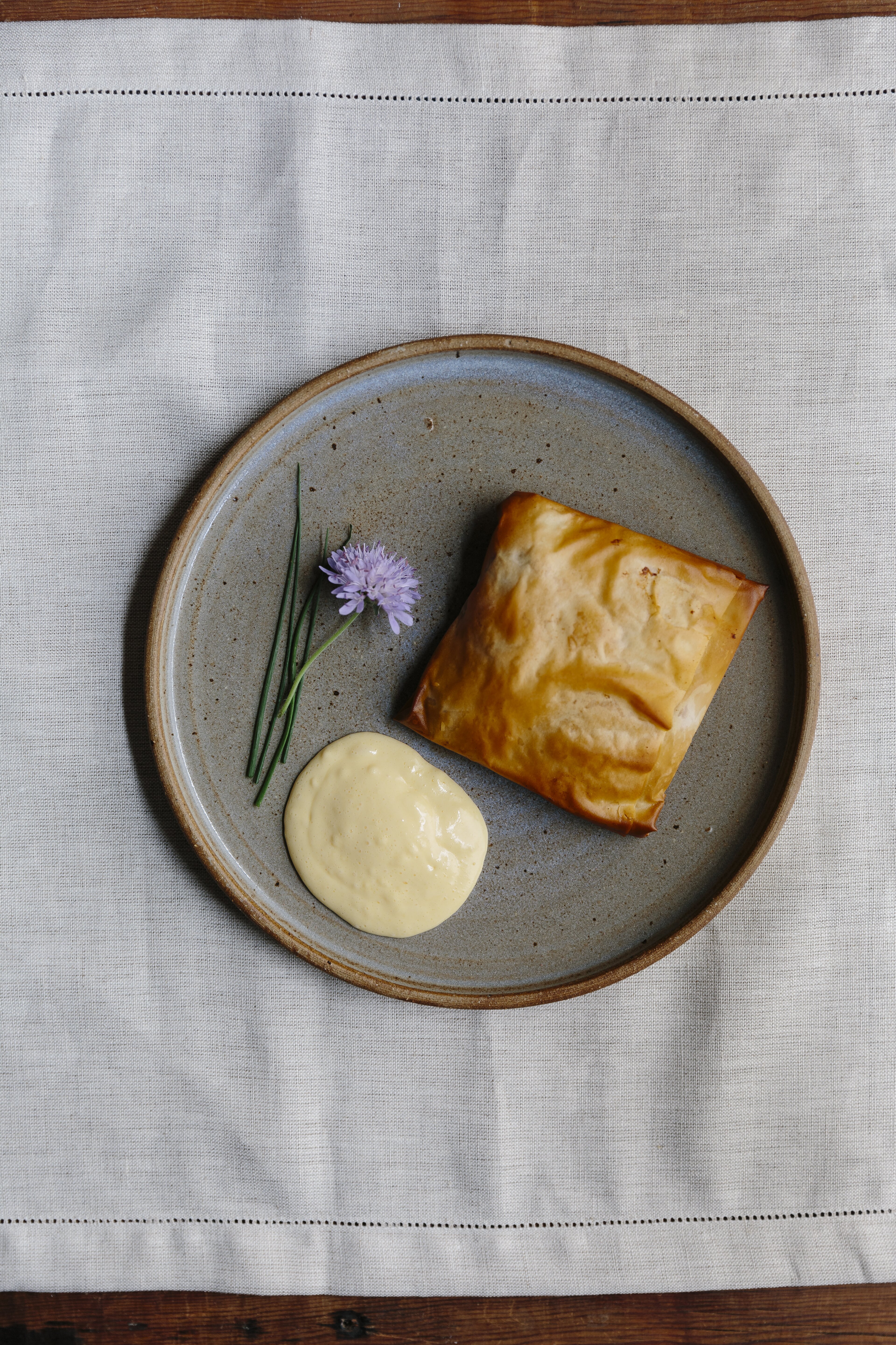 Recipe of the week: Prawn and spinach pastry with mousseline sauce