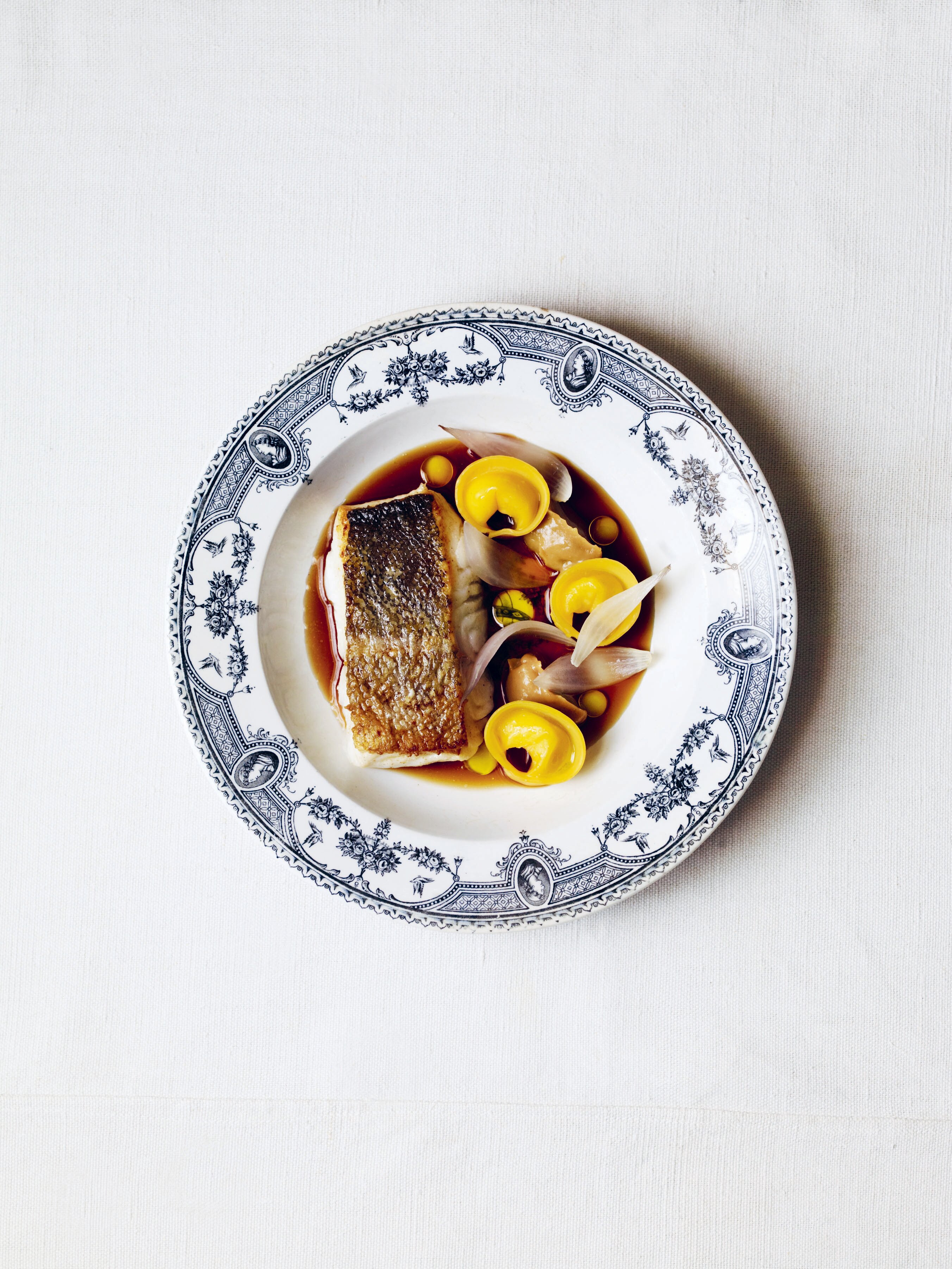 Recipe of the week: Quality Chop House's roast cod, trotter tortellini, baked onion