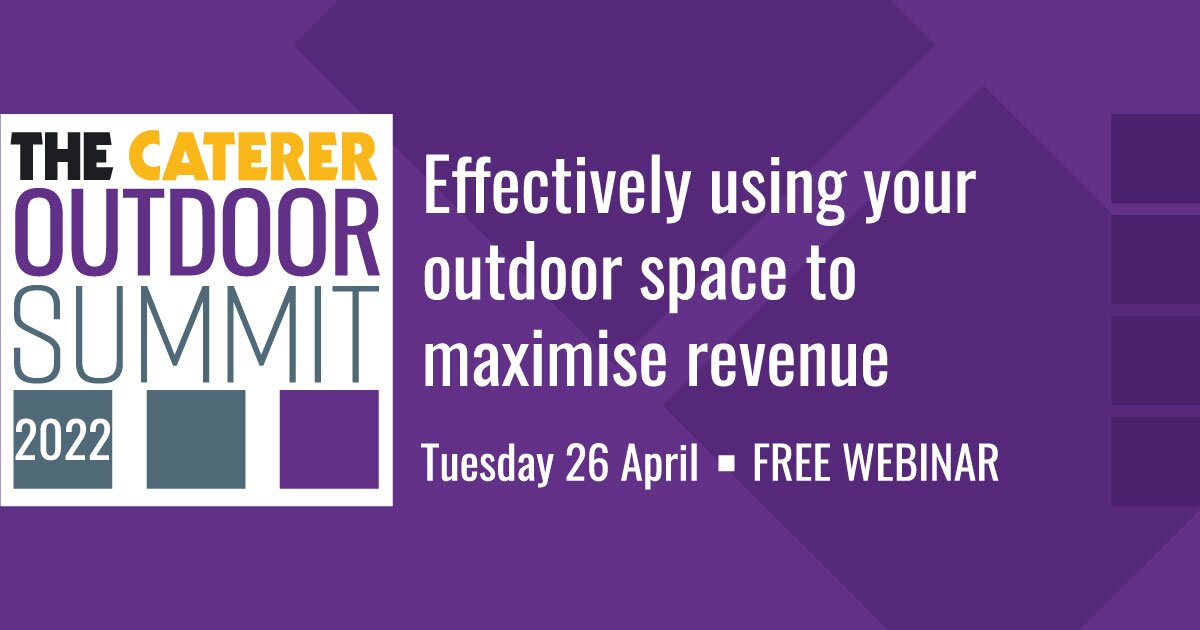 Book your place at The Caterer’s virtual Outdoor Summit 