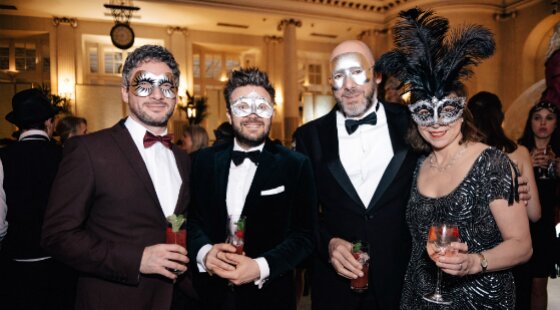 Springboard masked ball raises &pound;50,000