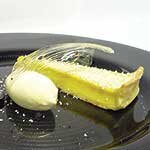 White asparagus tart