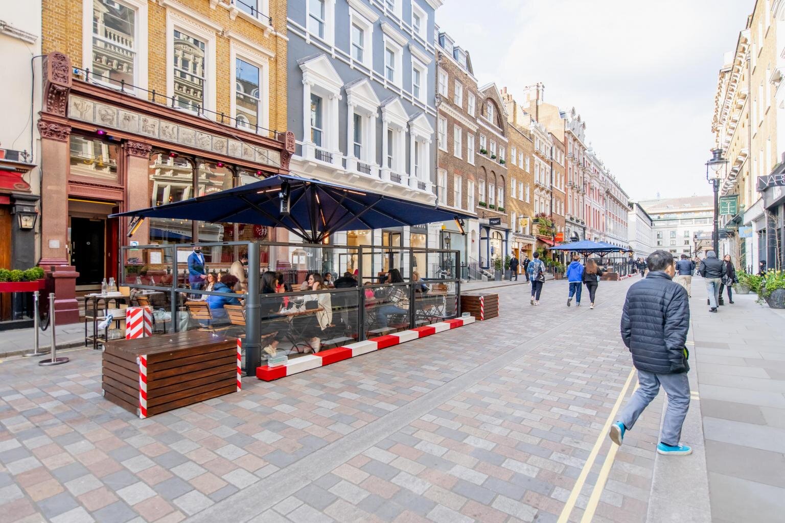 Alfresco dining to continue in Covent Garden and St John's Wood