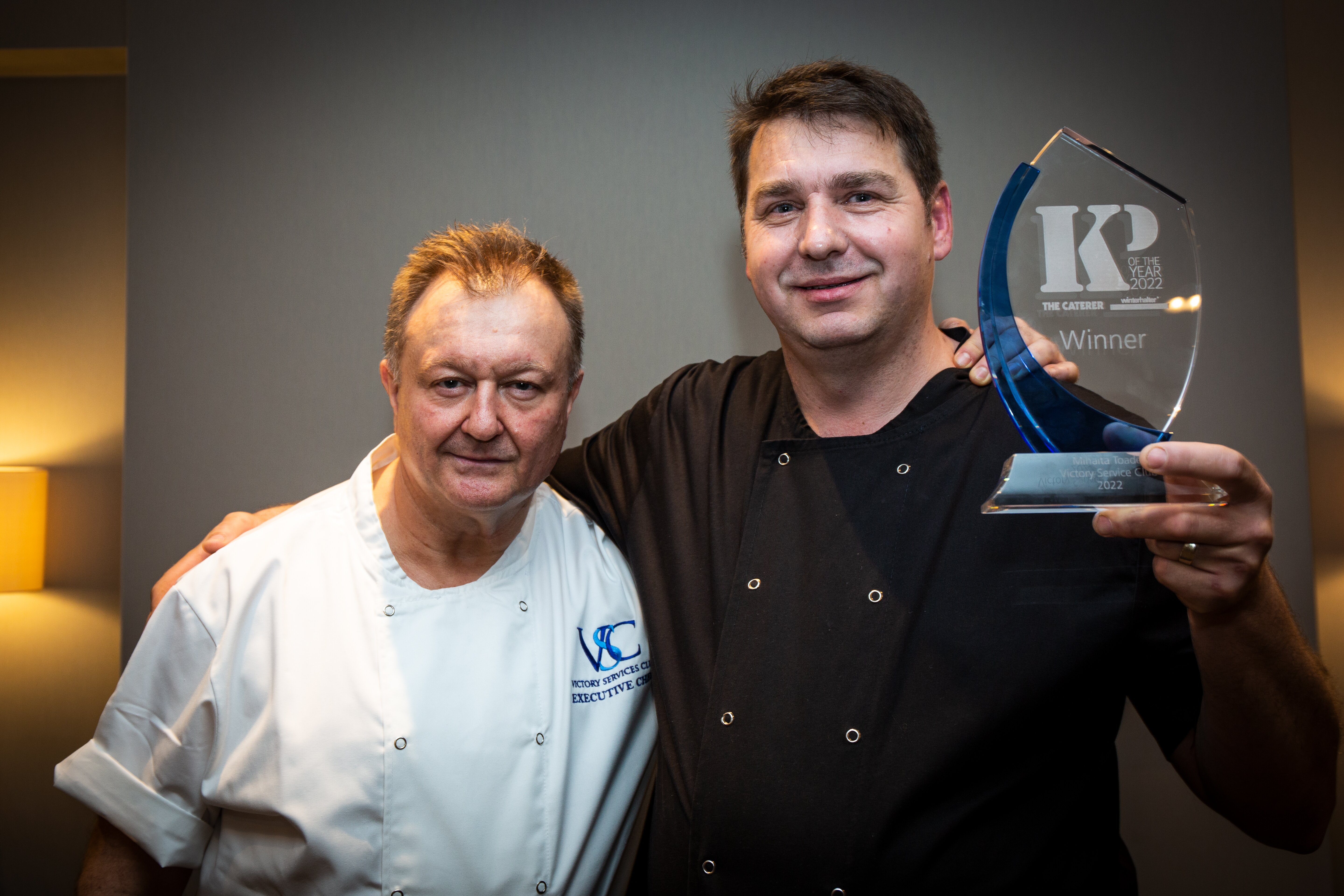 Michael Toader of the Victory Services Club named 2022 Kitchen Porter of the Year