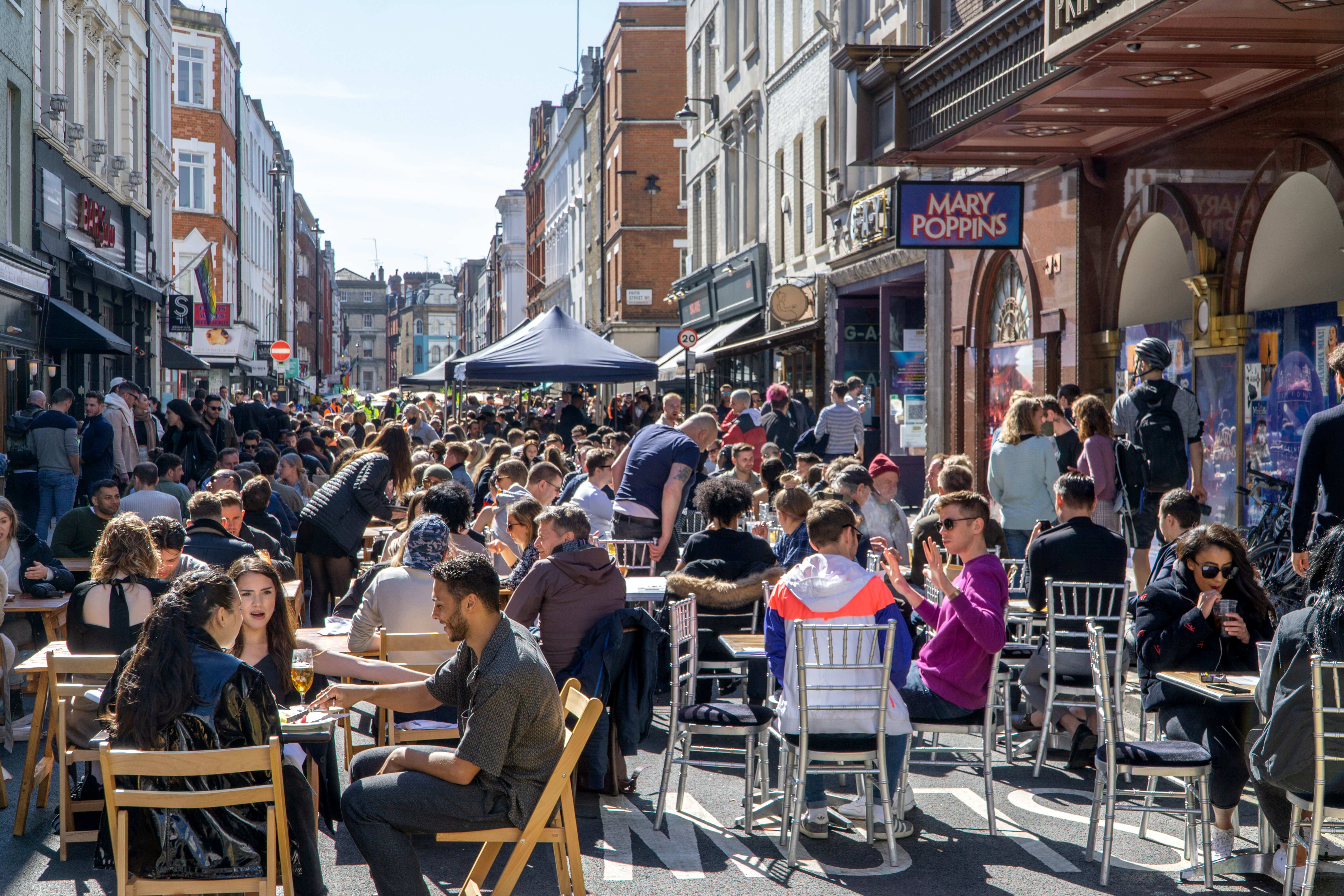 Soho restaurants and bars continue battle to extend alfresco scheme