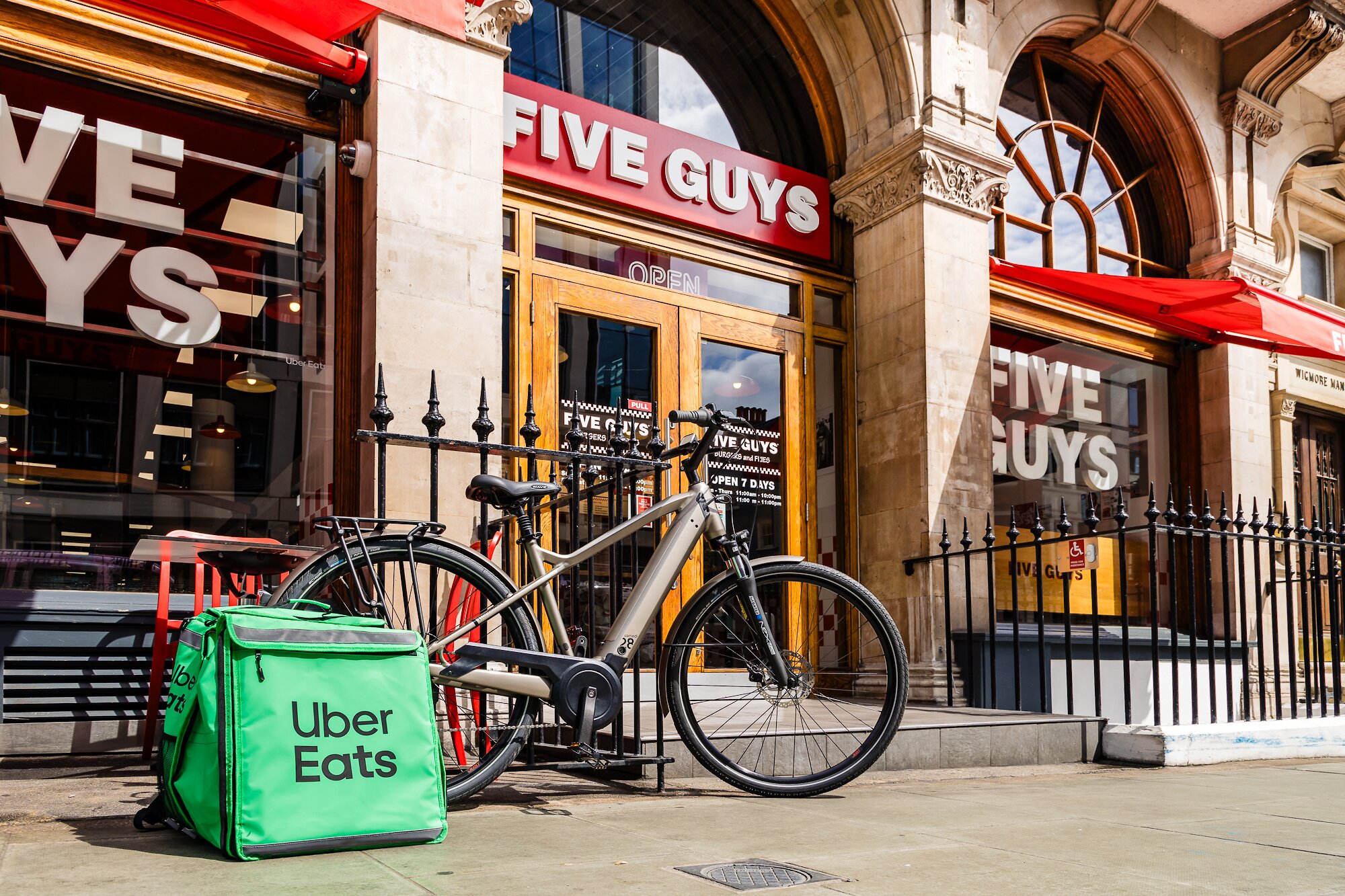 Five Guys partners with UberEats as it expands delivery channel