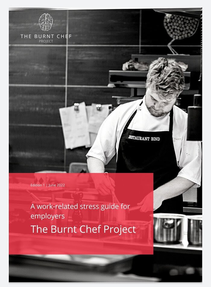 The Burnt Chef Project launches free work-related stress guide for hospitality