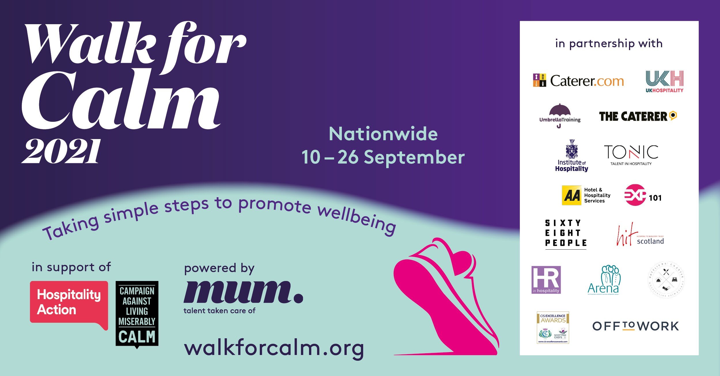 Walk for Calm to return this September 