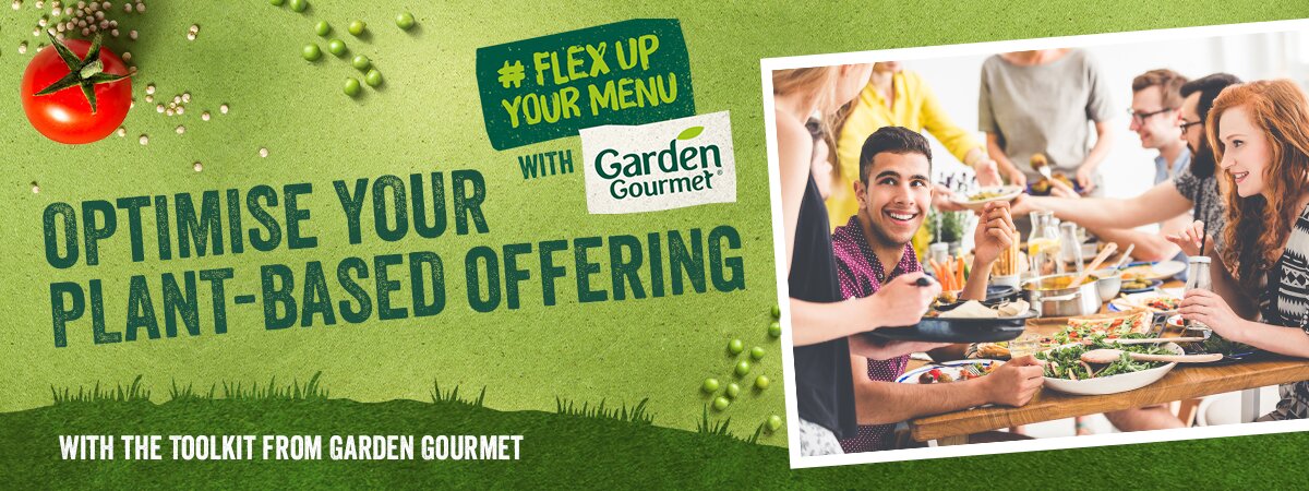 Garden Gourmet creates practical guide to 'flex up' menus with plant-based dishes