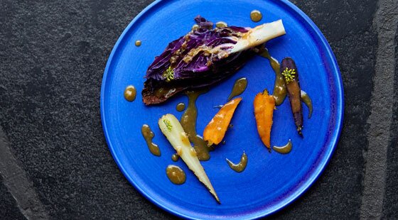 Chef masterclass: Burnt red cabbage with mead sauce by Stevie Parle