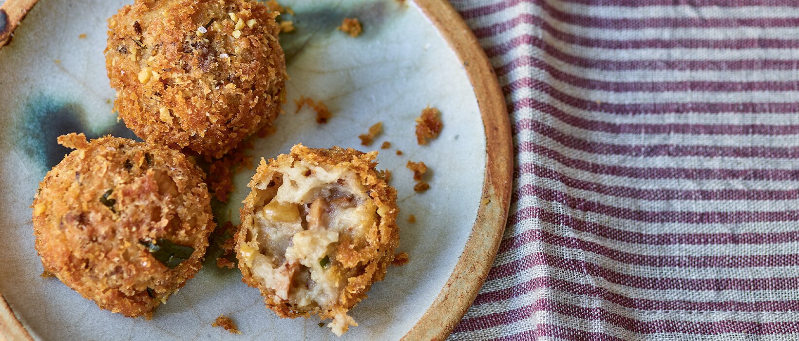 Recipe of the week: Girolle and walnut croquetas