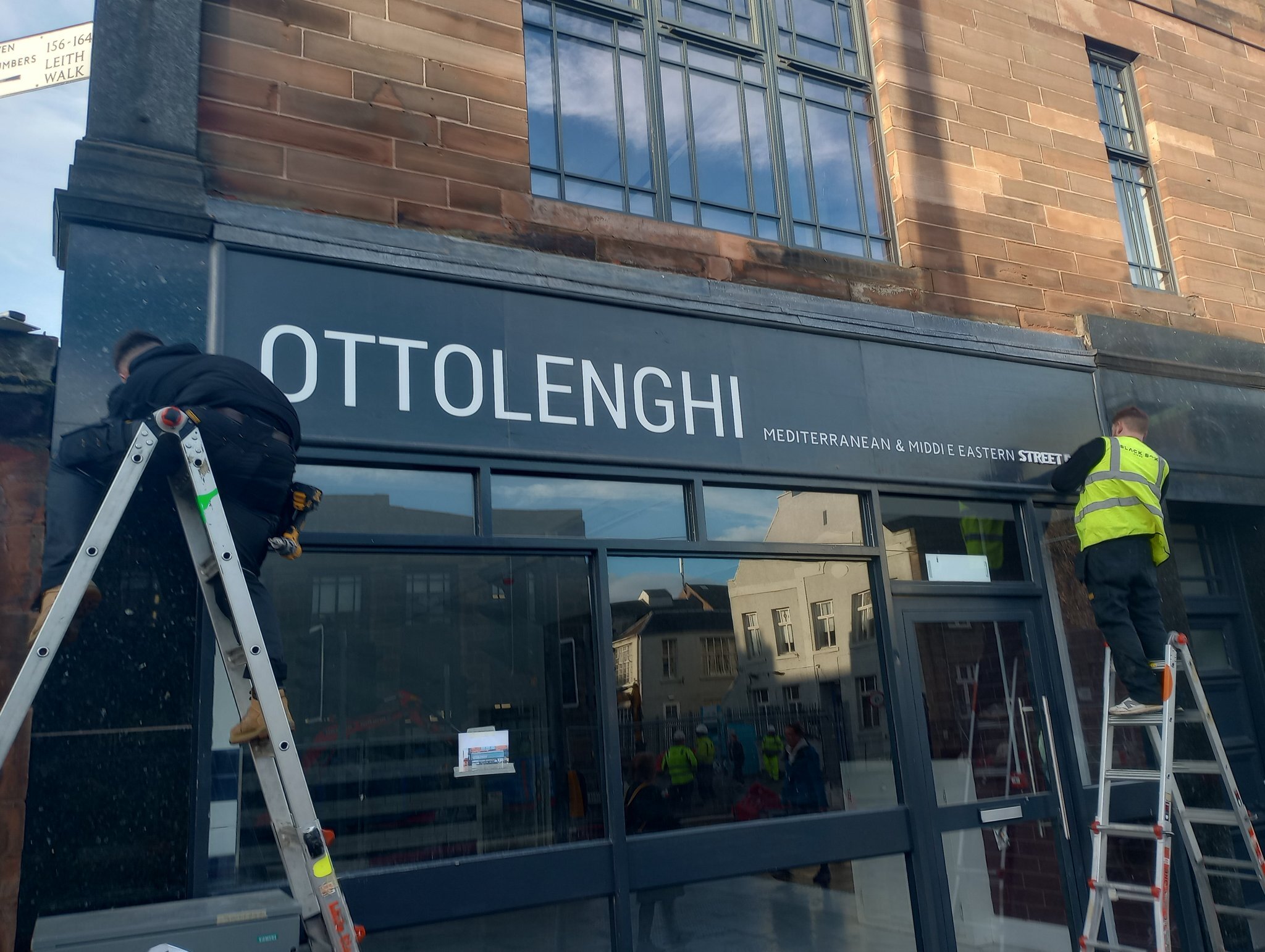 Confusion as Ottolenghi restaurant signage spotted in Edinburgh