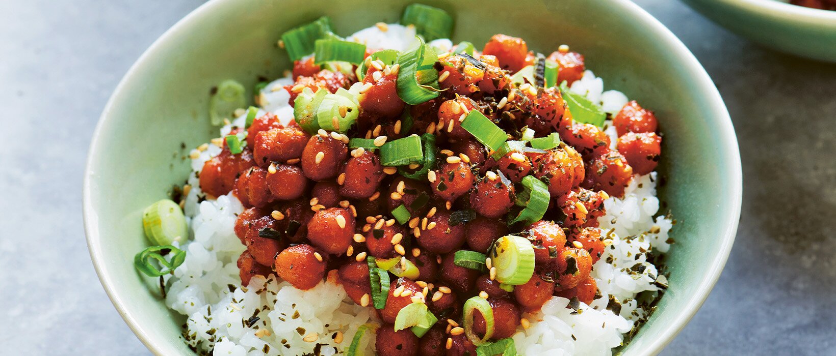 Recipe: Crispy gochujang chickpeas