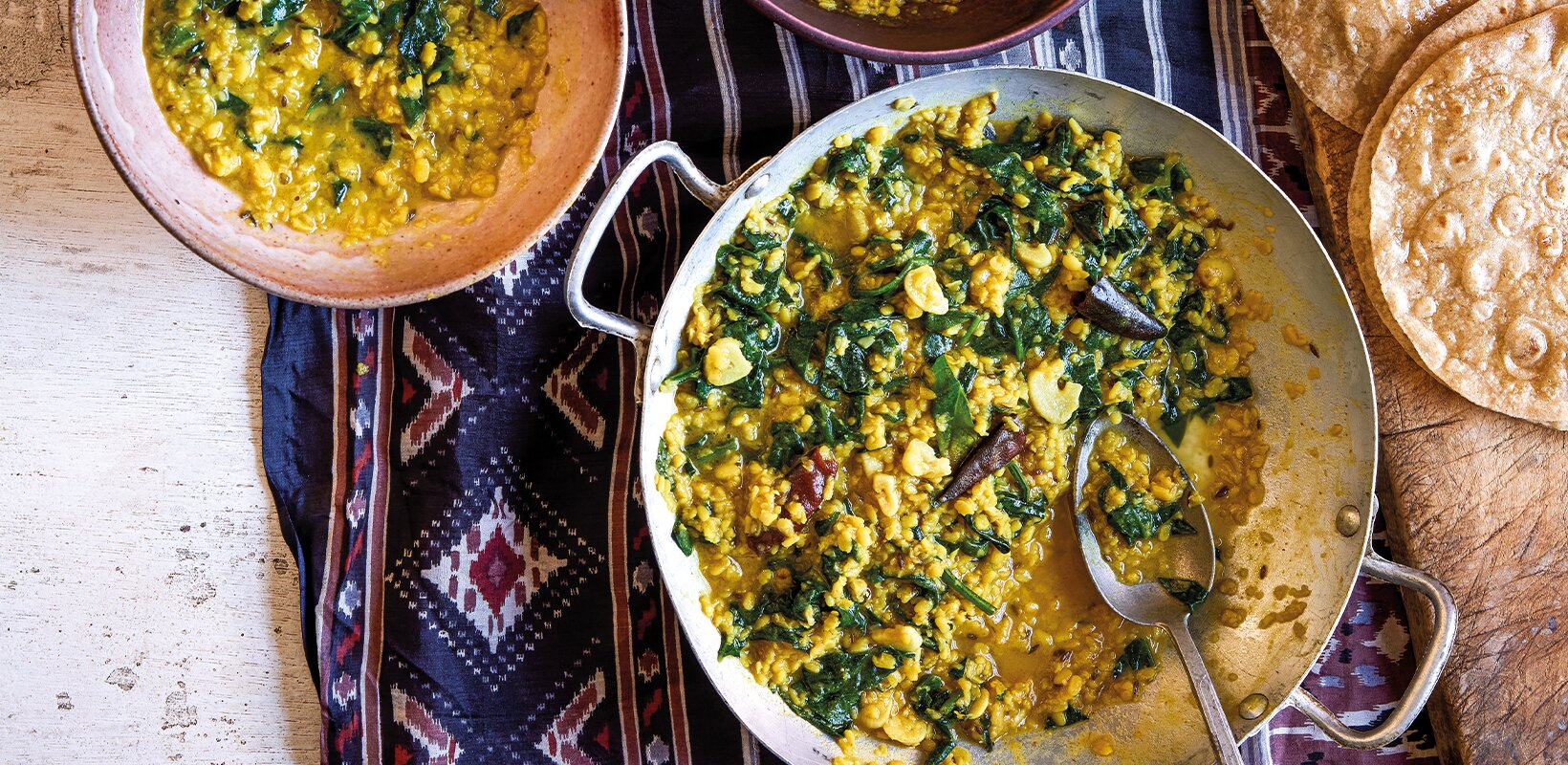 Recipe: Dal palak (moong dal and spinach curry)