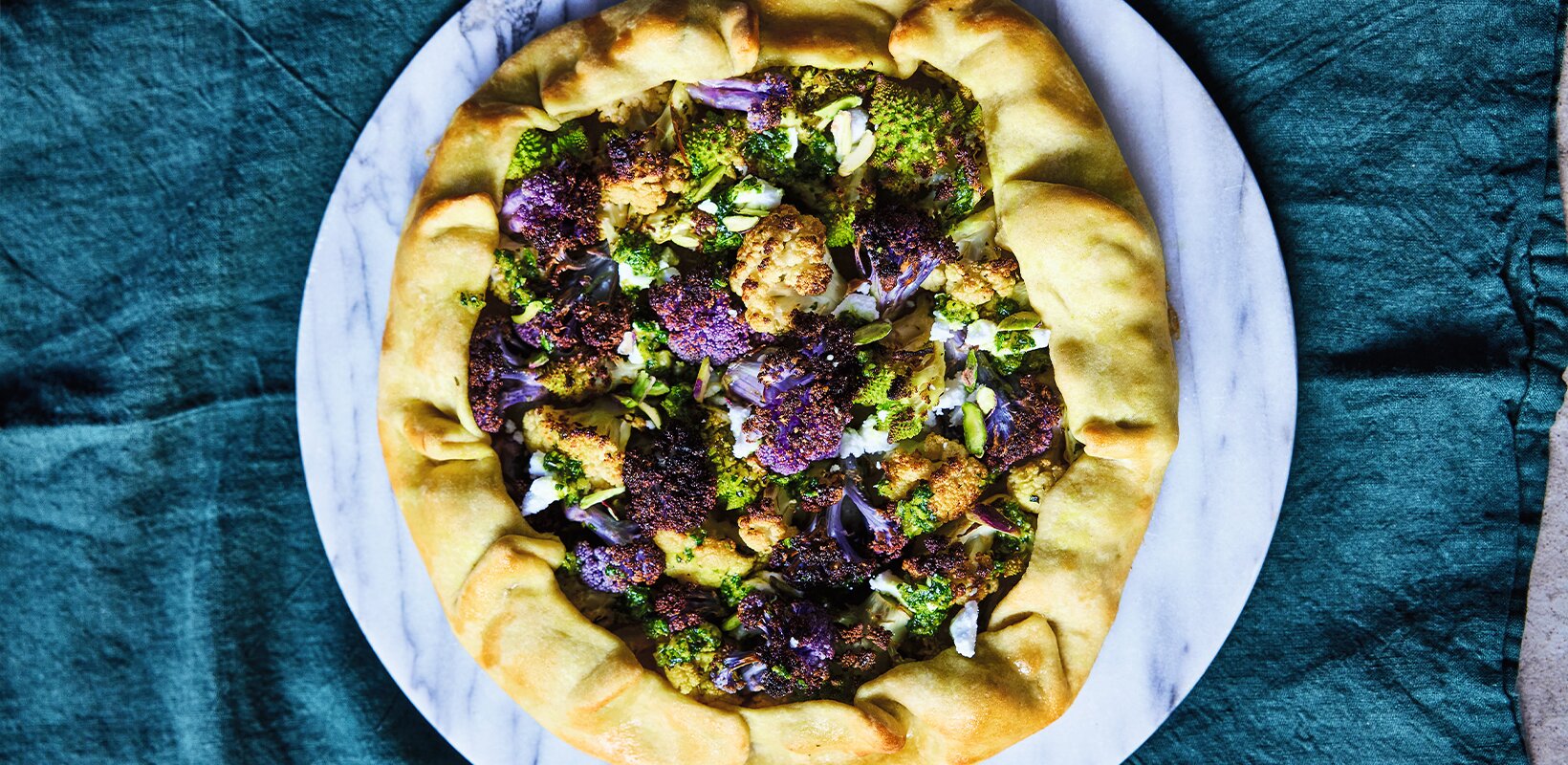 Recipe: Chermoula cauliflower galette