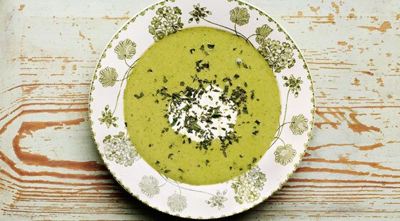 Recipe: Mint and pea soup