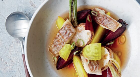Recipe of the week: Smoked eel with tea consommé