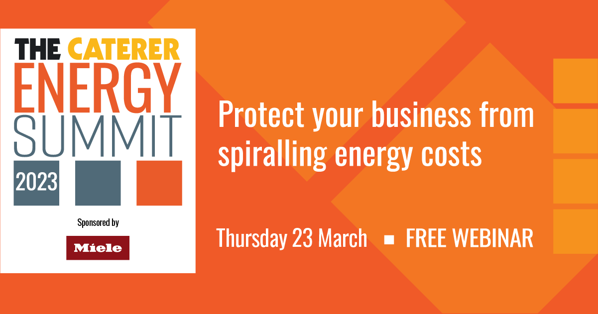 Join The Caterer's Energy Summit 2023